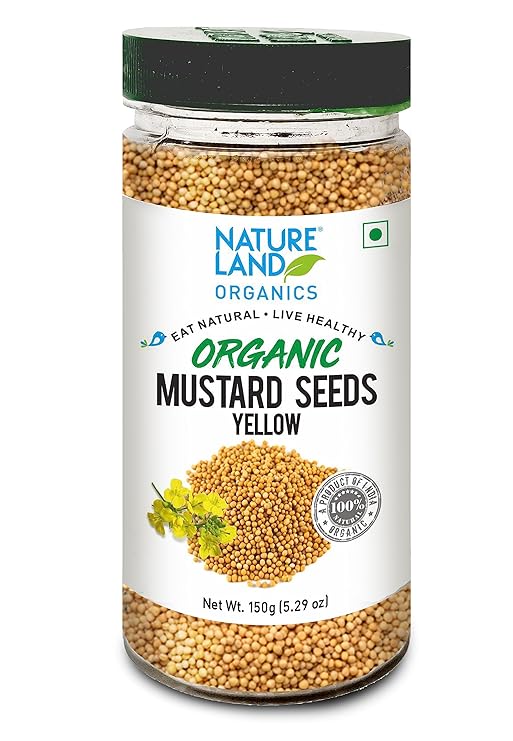 Organic Mustard Yellow seeds