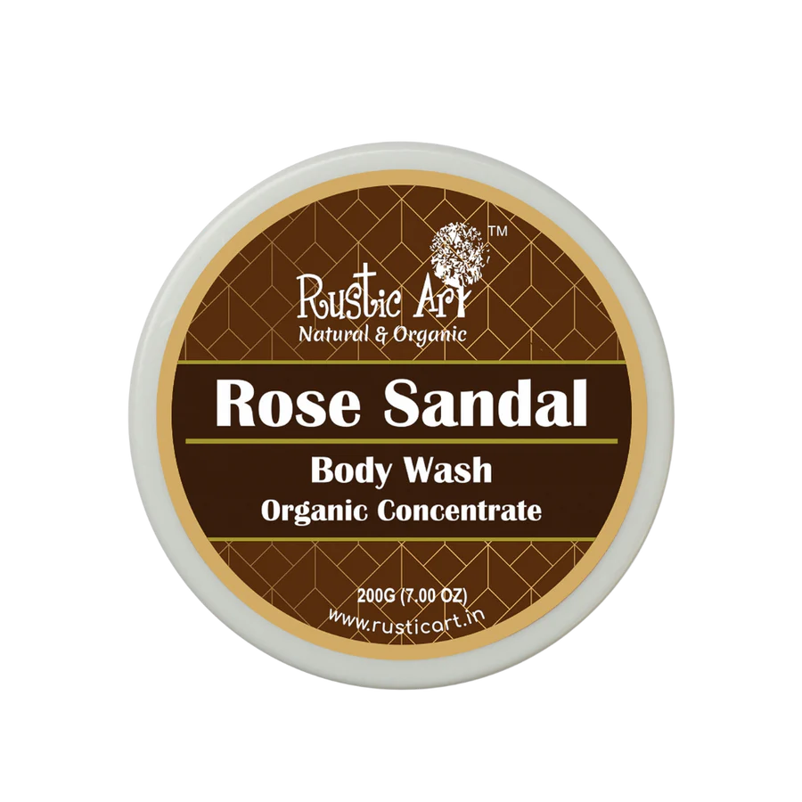 Rose Sandal Body Wash Concentrate 200gm